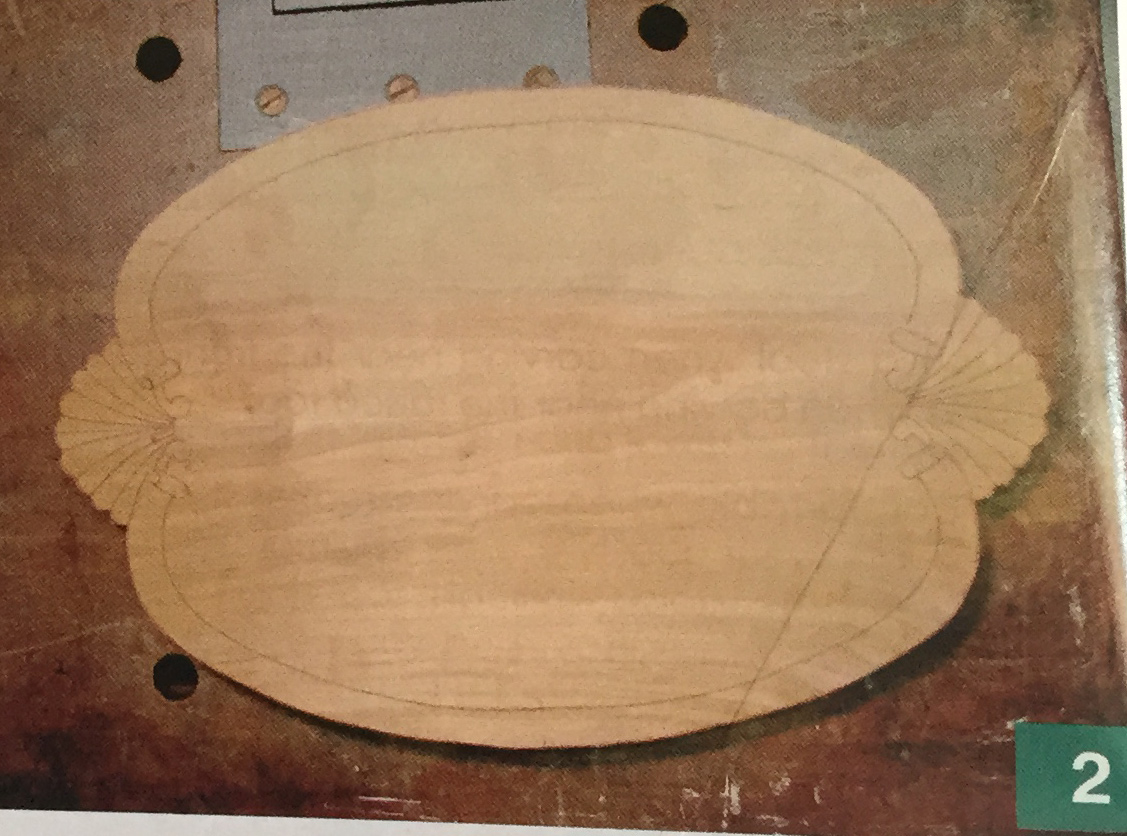 Cherry Tray Carving Step 2