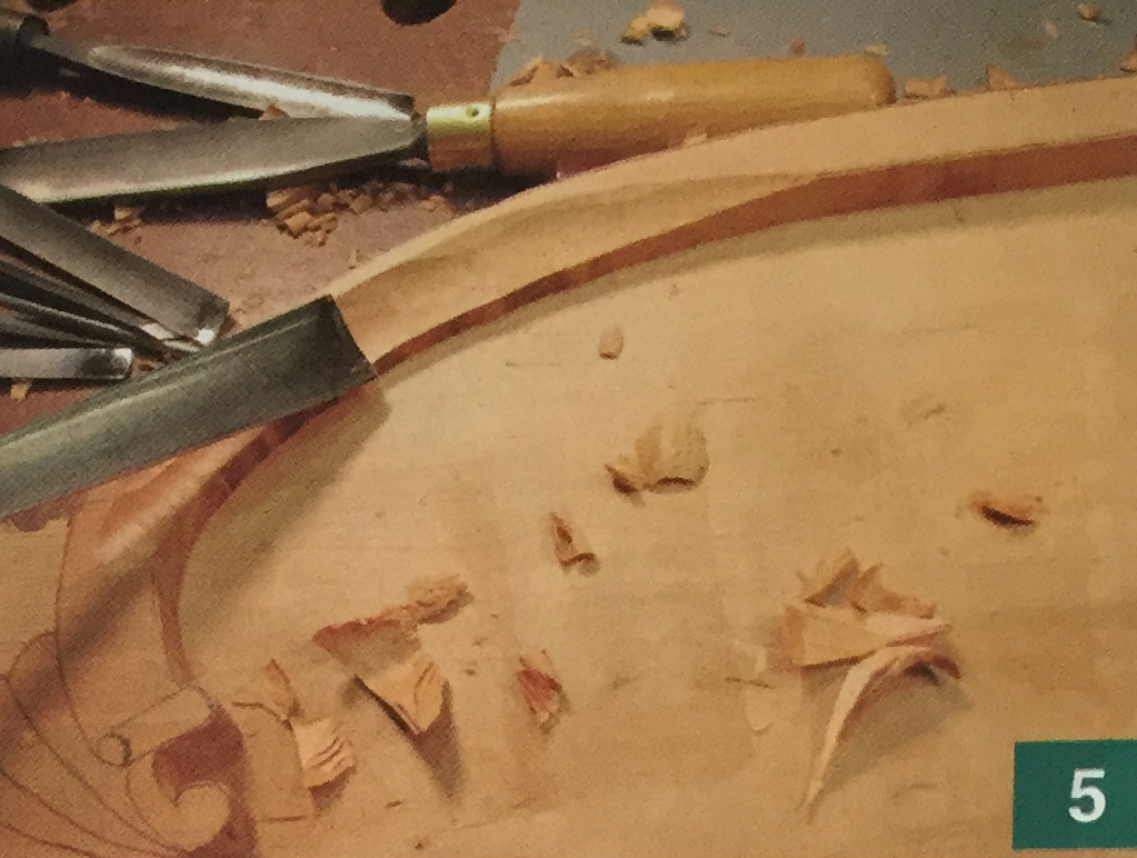 Cherry Tray Carving Step 5