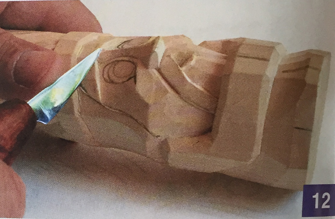 Gnome Carving Step 12