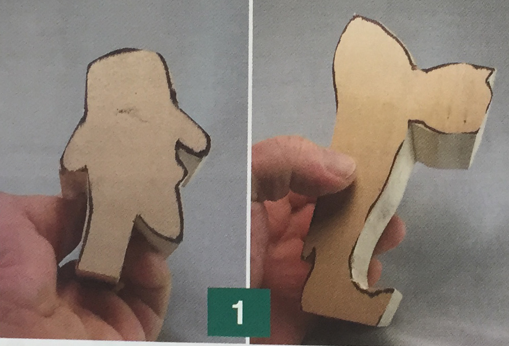 Leprechaun Carving Step 1