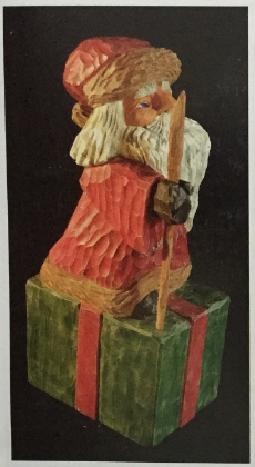 carving of santa claus