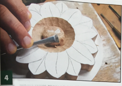 Whittling a Flower Out of Wood - Easy Wood Carving Project 